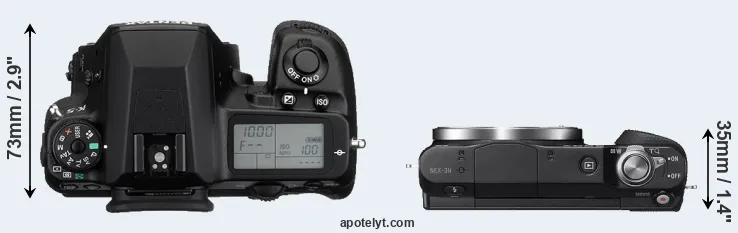 Compare K-5 versus NEX-3N top