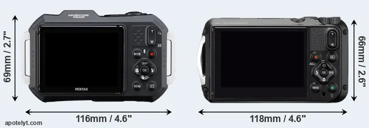 Comparison WG-1000 or WG-6 rear