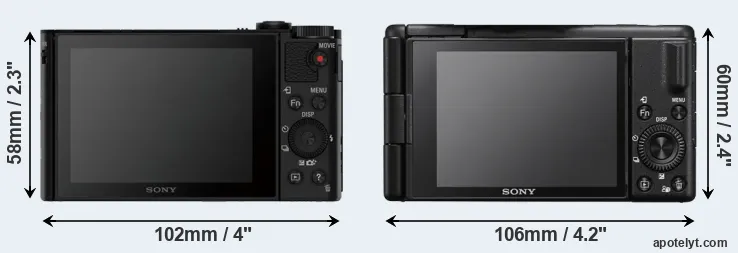 Comparison HX90V or ZV-1 II rear